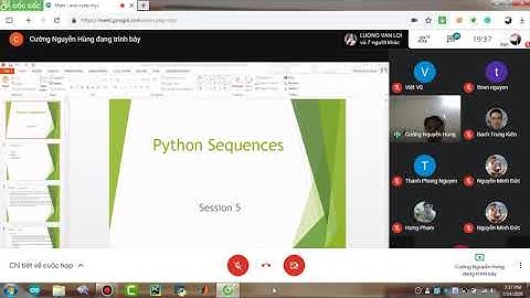 Lập trình Python cơ bản cho người mới bắt đầu phần 2