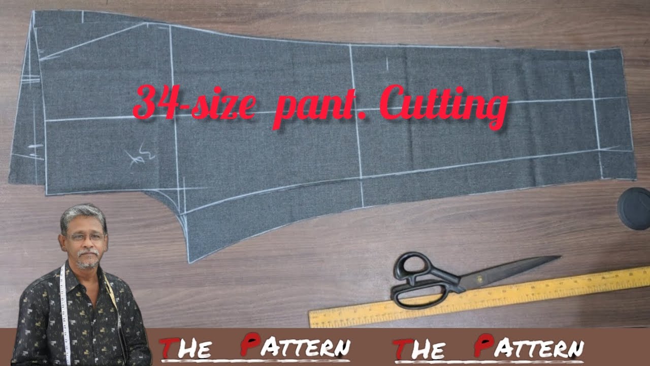 34-size  pant  cutting  /the  pattern #fashion 💥💯