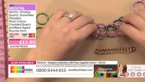 Learn How to Make Chain Maille Jewellery [Tutorial]: Jewellery Maker DI LIVE 01/11/14