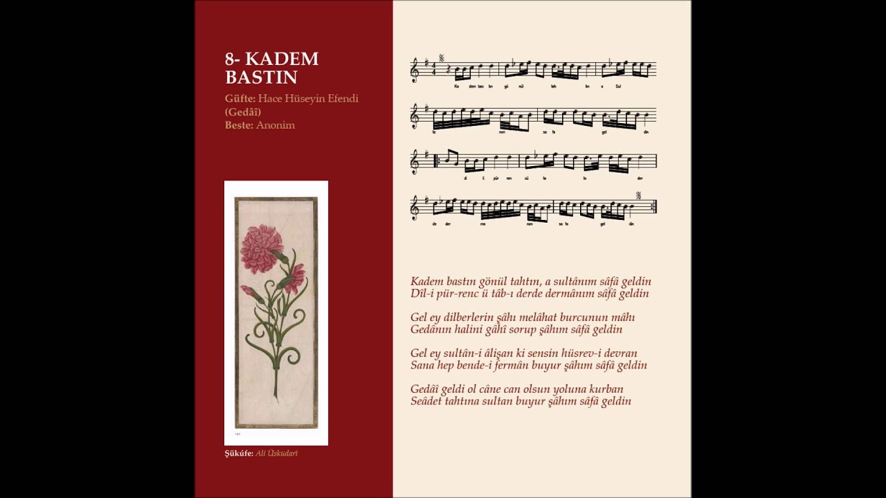 Agâh - Kadem Bastın (Gül Yüzlü albümünden)