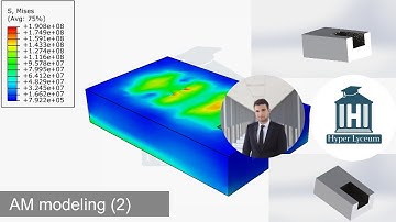 Abaqus model to predict the residual stress in Welding (or additive manufacturing) process.