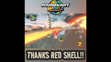 THIS RED SHELL RUINED ME (Mario Kart World) #nintendoswitch2 #mariokart #nintendo #mkw #fail #mk