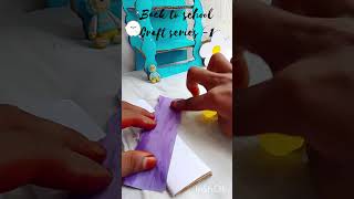 Back to school craft series -1🌸diy kawai ruler✨
