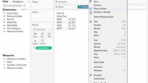 How to calculate the difference in dates with one date field in Tableau