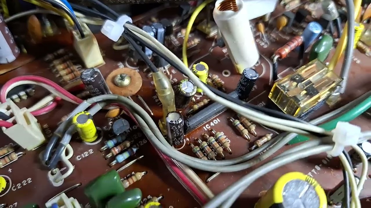 금성 GoldStar GSA-7800R 인티앰프 정비