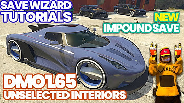 Save Editor DMO 1.65 🔥 New Impound Modded Save 💯 Part 1 Unselected Interiors🤘Custom GTA Cars PS4 🚘