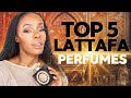 MY TOP FIVE LATTAFA PERFUMES | Best Middle Eastern Fragrances