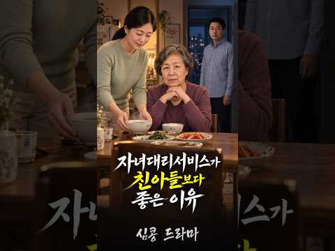 자녀대리서비스가 친아들보다 좋은 이유 #심콩드라마 #가족드라마 #사이다드라마 #부모자식 #자녀대리서비스 #쇼츠 thumbnail