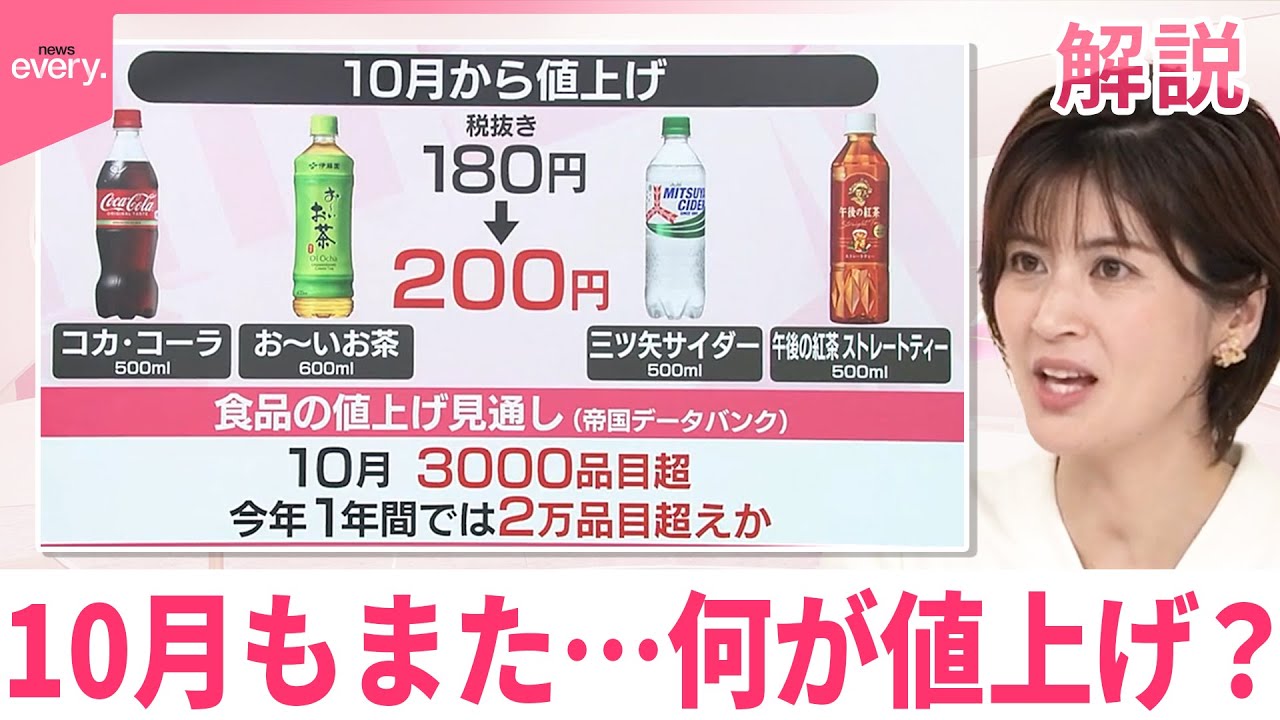 Anne 10月から値上げします みんなのギモン】10月もまた…何が値上げ？ - YouTube