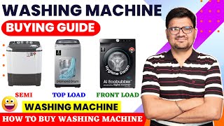 Washing Machine Buying Guide ⚡ How to Buy Washing Machine ⚡ How to Choose Best Washing Machine