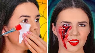 Download lagu How To Sneak Into A Halloween || Sfx Makeup Tutorials And Scary Halloween Costum mp3