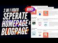 How To Create A Separate HomePage &amp; BlogPage [HINDI] For Your All Posts In WordPress?