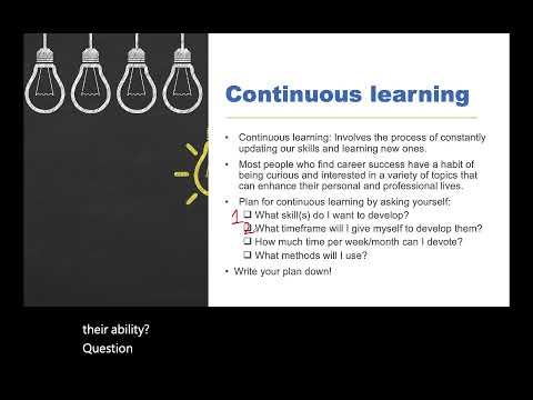 Human Relations: Continuous learning for career and personal success