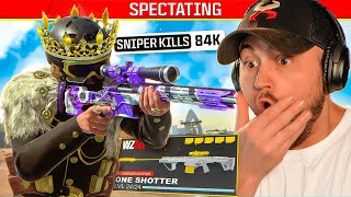 Spectating the Best Sniper in Warzone Solos!