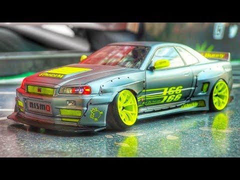 mega-rc-drift-car-race-models-in-detail-and-motion!-scale-1:10-drift-cars