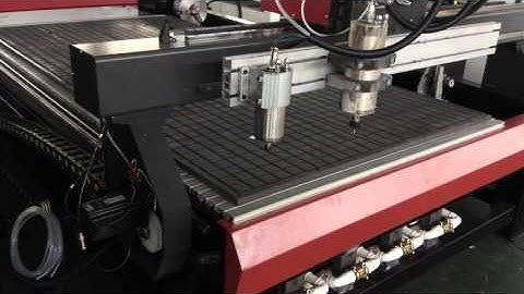 Video hoạt động của máy cnc nhiều đầu.