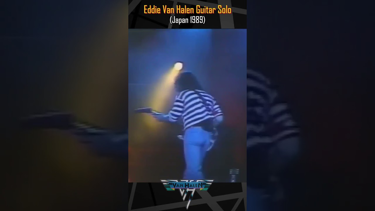 Eddie Van Halen Guitar Solo (Japan 1989) #evh #vanhalen