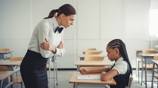 картинка: Учитель-расист издевается над чернокожей ученицей, не зная, что она дочь директора