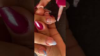 Postiça realista 💙😱#inspo  #nailart  #unhas #fyy