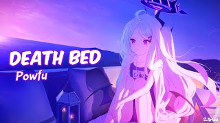 Death Bed - Powfu [ Lyrics // Speed Up ] | Hina (Summer) -  Blue Archive Live2D