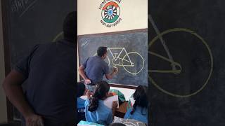 Draw a cycle using M #chandanartacademy #shorts