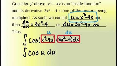 4.5 Integration by Substitution