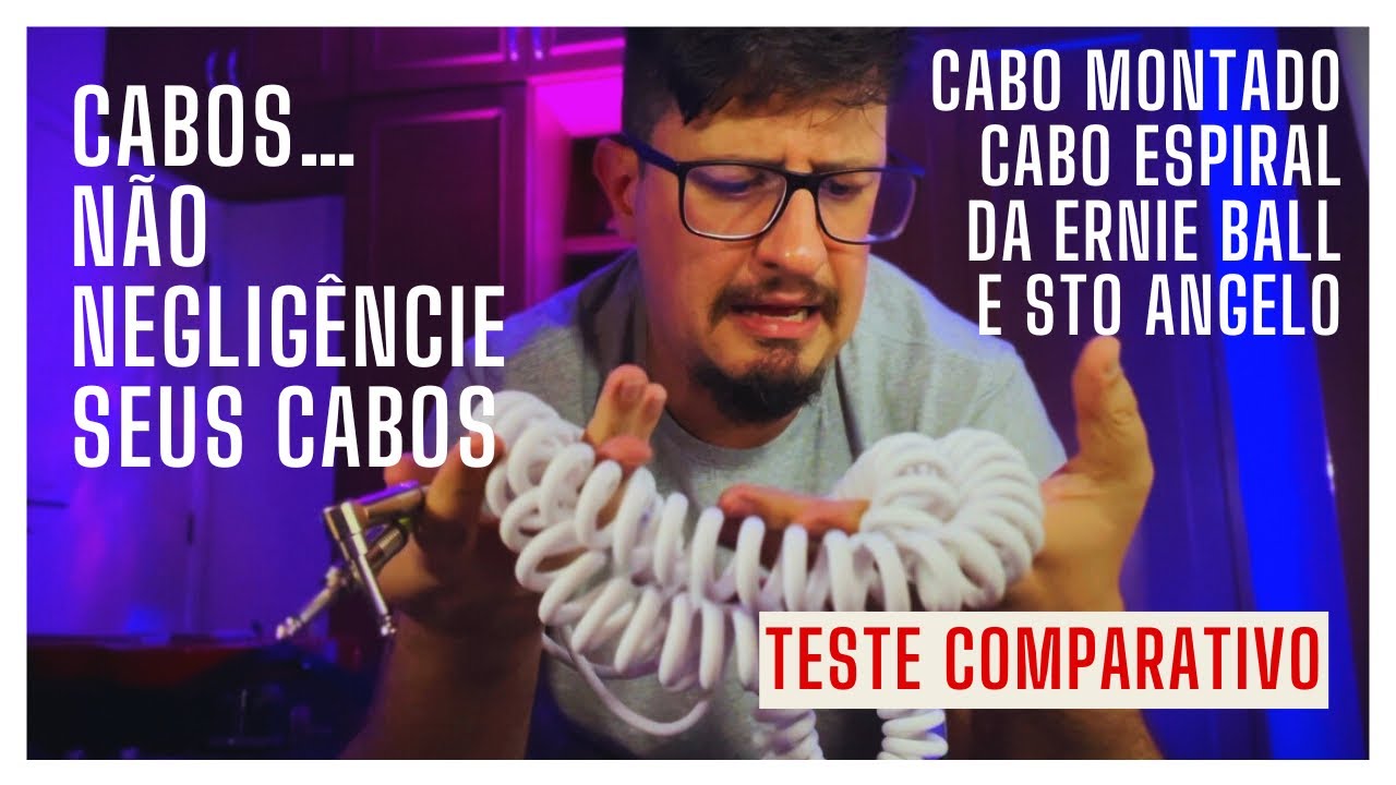 QUAL O MELHOR CABO DE GUITARRA?? Teste de sonoridade - Espiral presta??