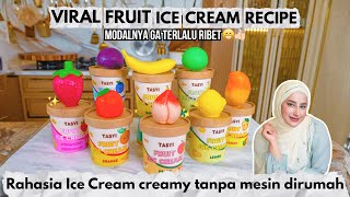 Cooking With Tasyi  Eps 159  Resep Ice Cream Buah Viral Bikin Ice Cream Tanpa Mesin Di Rumah