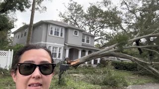 Hurricane Milton experience & aftermath in Tampa - flooding, trees down, power outage