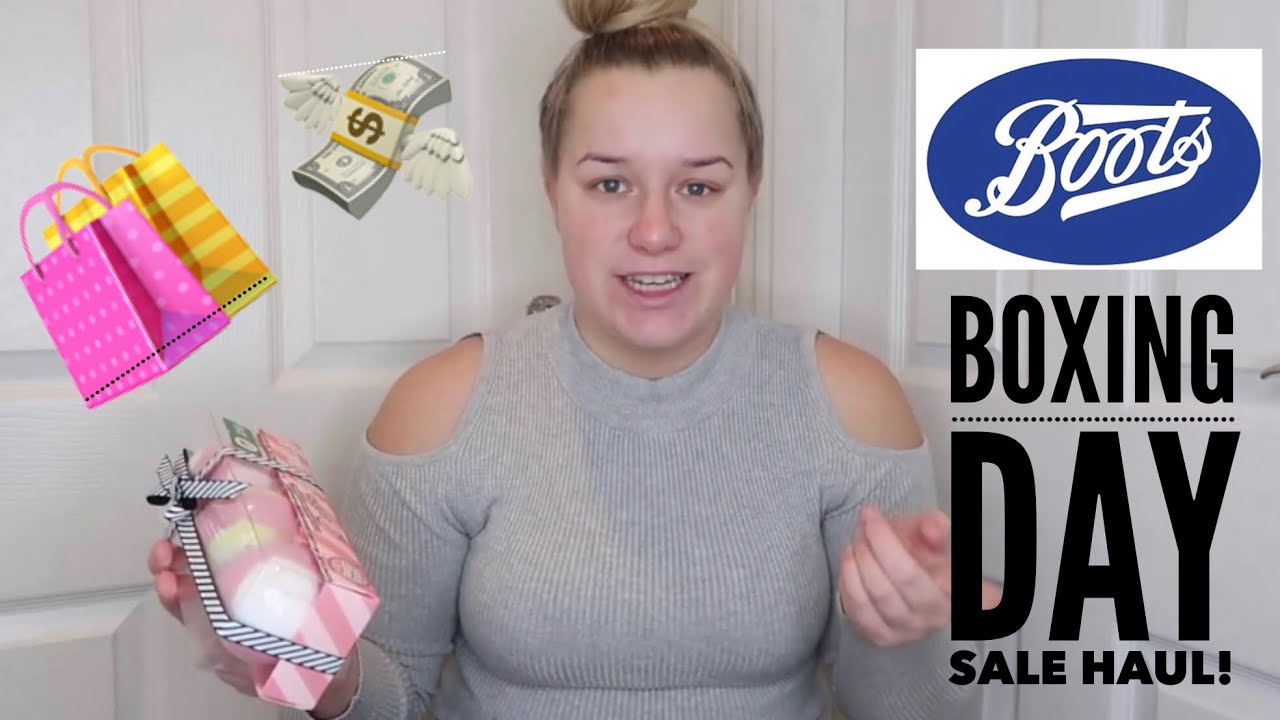 HUGE BOOTS BOXING DAY SALE HAUL 2019 50 OFF! AMBER HOWE YouTube