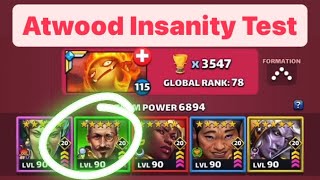 Empires & Puzzles Hero Test : 🍀Atwood Insanity Play❗️🤣🤪🤦🏻‍♂️Truly INSANE❗️