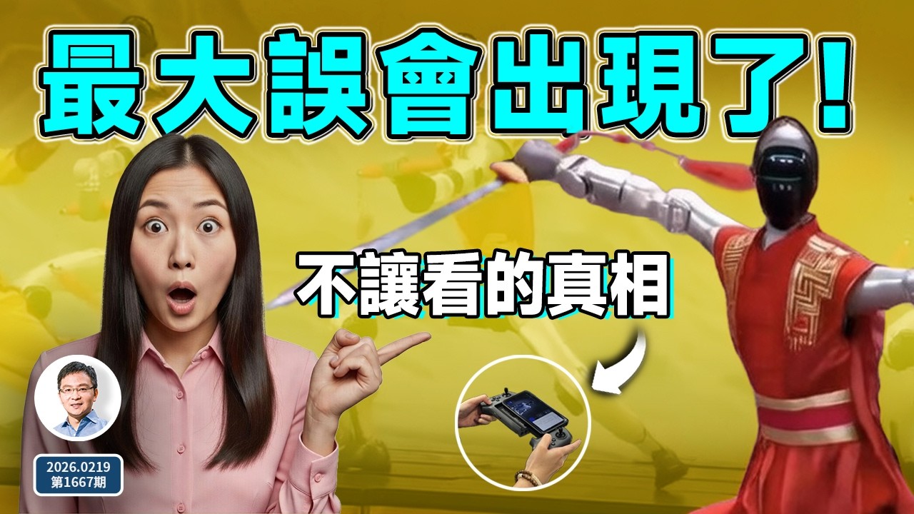 春晚機器人驚四方，最大誤會出現了：有些不讓你看的真相（文昭談古論今20260219第1667期）