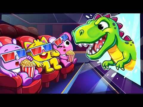 First Time At The Theater + Dinosaur Stories for Kids | Nursery Rhymes by Toddler Zoo #forkids #song