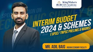 Interim Budget 2024 & Schemes Explained | Economy Current Affairs | UPSC | Adil Baig