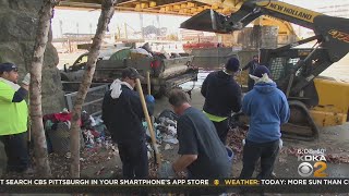 Pittsburgh clears homeless encampment along Allegheny River