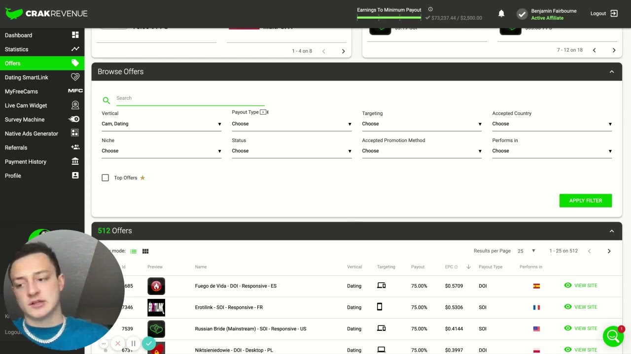 make money affiliate marketing with dating sites $300+ a day Original