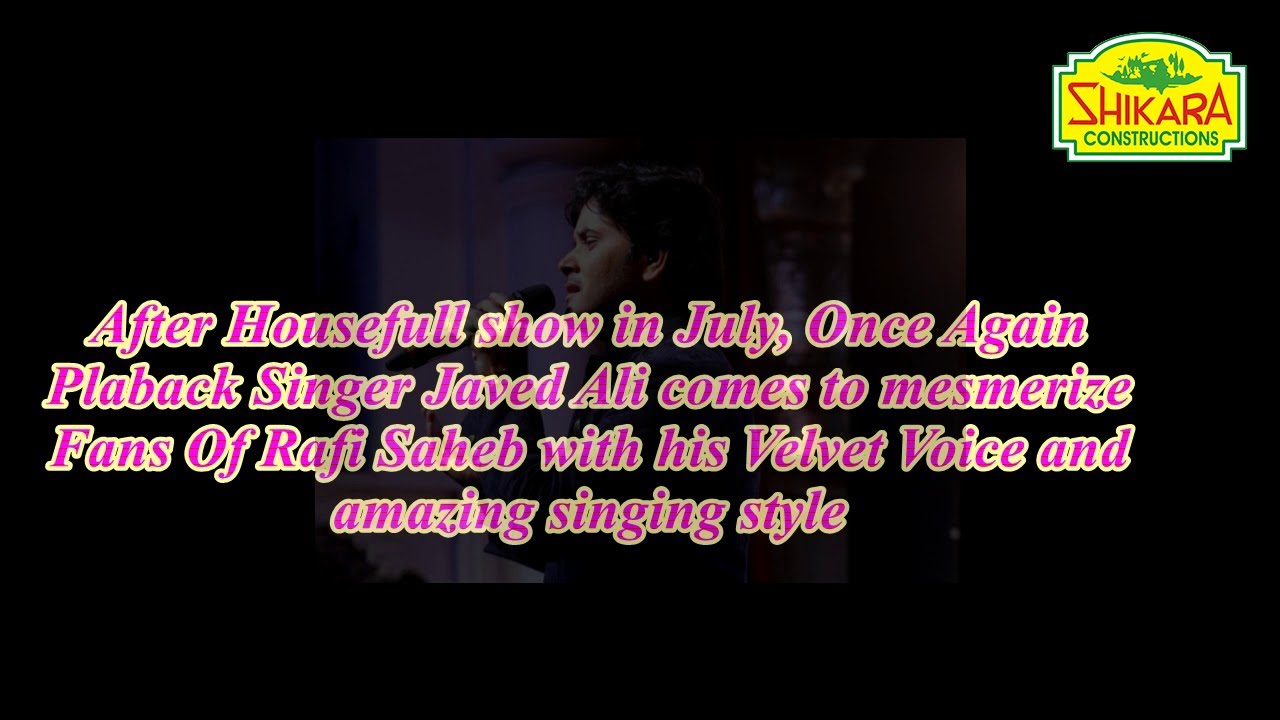Javed Al Rafi Magical Rafi With Javed ALi - Promo Video I #Bollywoodsongslive ...