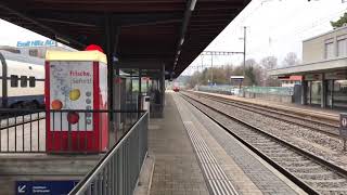 5 trains in 4 minutes and 17 seconds!!! Insane busy activity at Bassersdorf