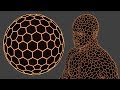 Blender - Hex Pattern On any Model (One Click)