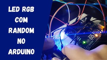 LED RGB com potenciômetro e random no arduino