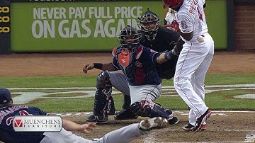 CLE@CIN: Phillips hit by pitch in the fifth