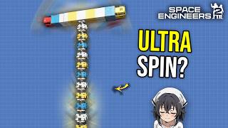 What Happens if we Stack Spinning Rotors on Space Engineers 2