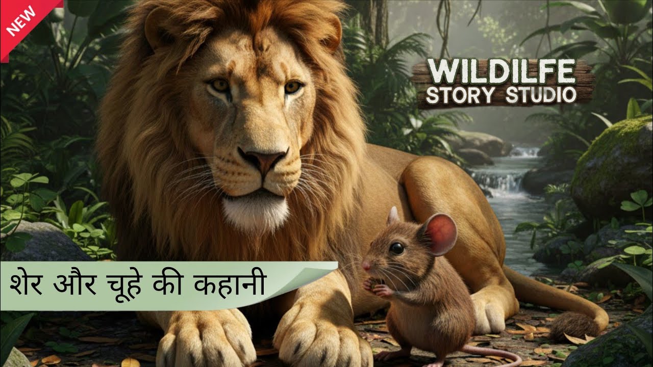 शेर और चूहे की कहानी | sher aur choohe kee kahani