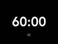 60 Minute (1 Hour) Classic Countdown Timer | Simple, Bold, Easy to Read, End Alarm | Good Time