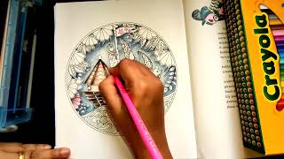 Crayola Colored Pencils|Johanna Basford Coloring Book|Adult Coloring|Part -II|