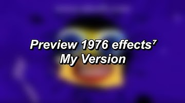 Preview 1976 effects⁷ | My Version