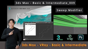 3ds Max | Sweep Modifier | 009