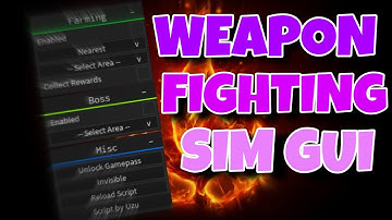 ROBLOX WEAPON FIGHTING SIMULATOR AUTOFARM SCRIPT GUI
