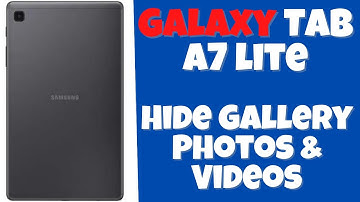 Samsung Hide Gallery Photos & Videos // Secure Folder Galaxy Tab A7 lite
