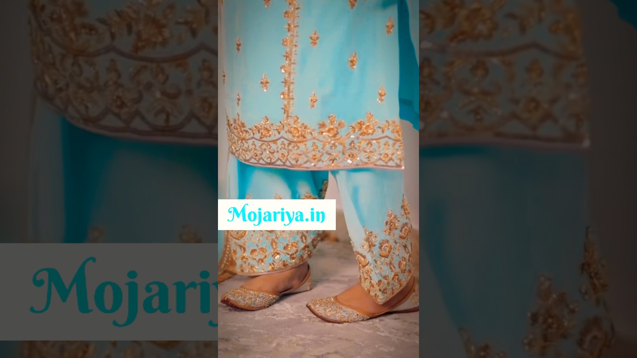Royal Look in Mojariya Juttis | Designer Embroidered Jutti |